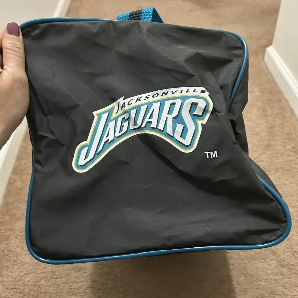 Vintage Jacksonville Jaguars Small Duffle Weekender Bag